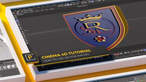 Cinema 4D Tutorial: How to use the new R25 Vector Import