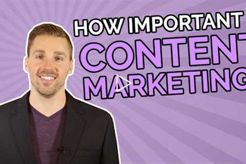 How Important Is Content Marketing? (Content Marketing Strategy)