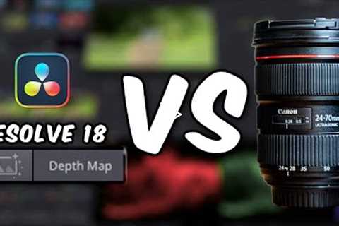 DEPTH MAP in DaVinci Resolve 18 VS $2,000 Lens | How Good is the Depth Map for Depth of Field?