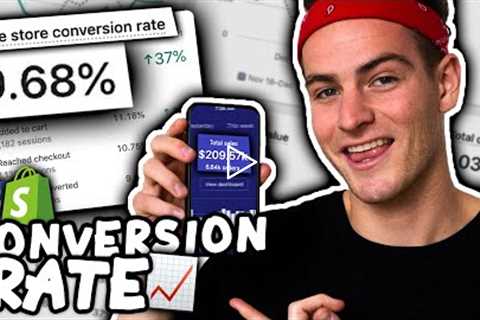 How to get a 10% Conversion Rate (Shopify Dropshipping)