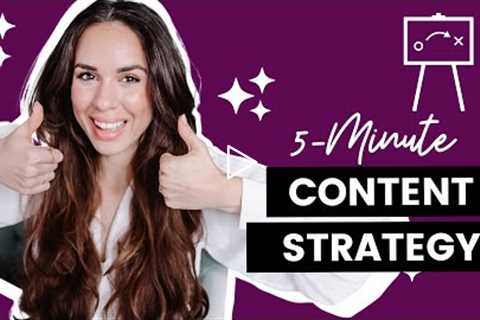 Discover the BEST Content Marketing Strategy For Beginners In 5 Minutes
