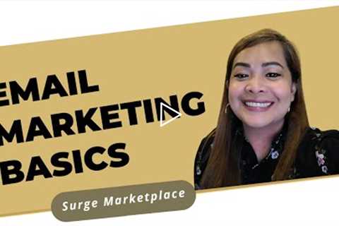 Email Marketing Basics  | Surge Marketplace