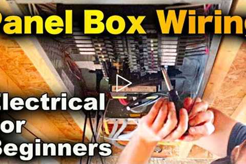 How To Wire A Main Electrical Panel - Start To Finish! NEATLY And VERY DETAILED