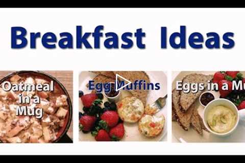 Kidney Friendly Cooking Videos - Breakfast