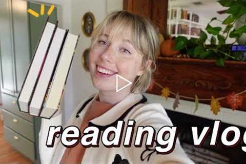 READING VLOG: 3 atmospheric fall reads - 650 pages read! 📚🍁🍂