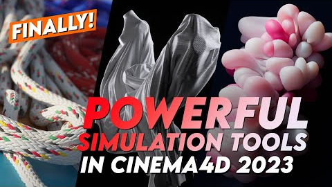 Finally Powerful Simulation Tools in Cinema 4D 2023 : Introduction to the New Cloth System