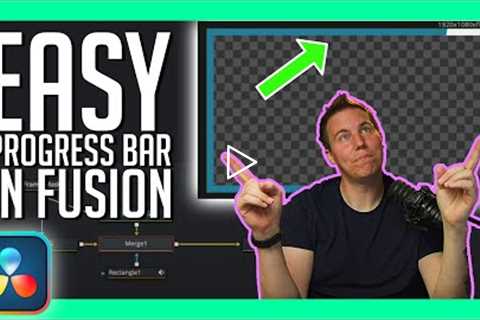 Easy Custom Progress Bar in Fusion - Resolve 18 Motion Graphics Tutorial