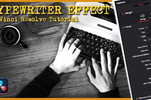 Make the typewriter effect in Fusion ( DaVinci Resolve 18 tutorial)