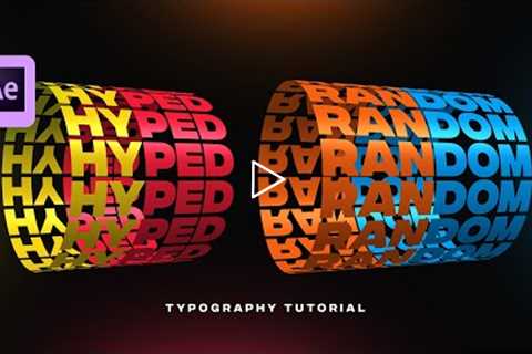 Creative Typography Animation in After Effects in Hindi