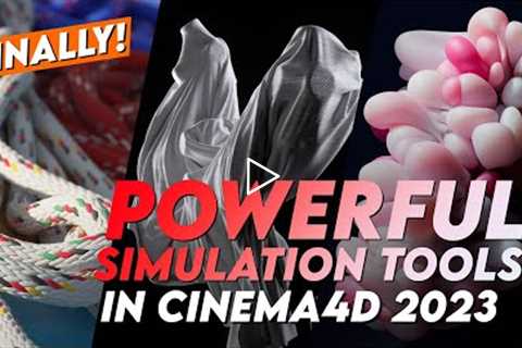Finally Powerful Simulation Tools in Cinema 4D 2023 : Introduction to the New Cloth System
