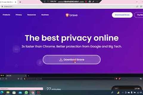How to Install Brave Browser For Pc (Windows 10).