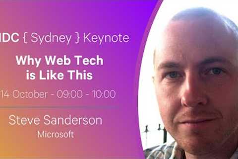 Keynote: Why web tech is like this - Steve Sanderson