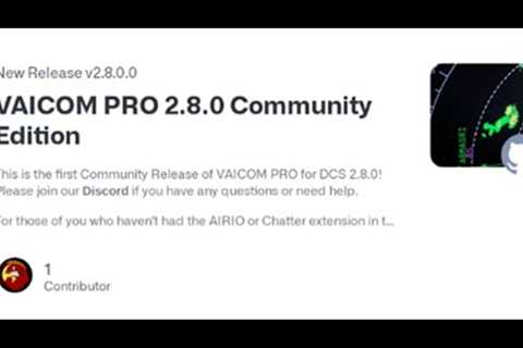 VAICOM PRO 2.8.0 Community Edition for DCS 2.8 Update and is all Free to download