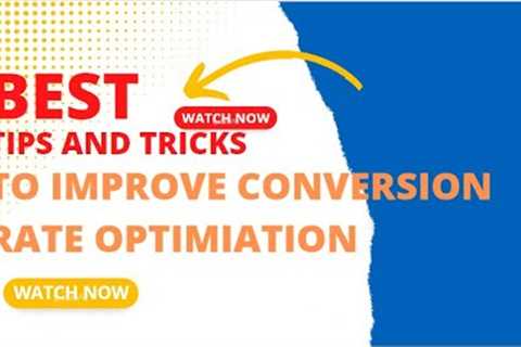 Tips to Improve Conversion Rate Optimization | Deepak Kapoor Marketing