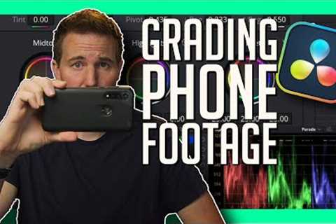 How to Color Grade Phone Footage in DaVinci Resolve - Filmic Pro and More!