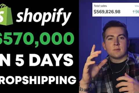 [Case Study] $570k in 5 days Shopify Dropshipping (TikTok Ads)