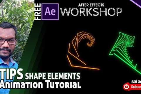 After Effects Shape Elements Animation Tutorial