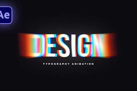 RGB Typography Animation in After Effects | Typography Motion Graphics After Effects Tutorial