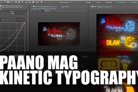 How to Animate Kinetic Typography in Adobe After Effects (Tagalog Tutorial)
