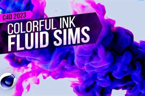 Ink in Liquid Simulation Using Cinema 4D Pyro