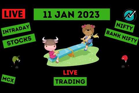 Live Intraday Trading on 11 Jan 2023 | Nifty Trend Today | Banknifty Live Trading Strategy | GOC