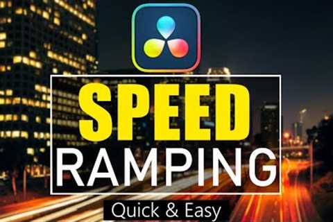 How to Speed Ramp in DaVinci Resolve | Tutorial