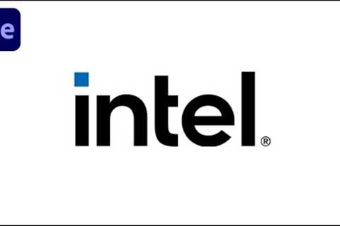 Intel Logo Animation In Adobe After Effects - After Effects Tutorial - Project Files Available.