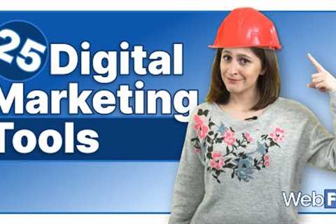 25 Tools Every Marketer Needs | Free + Paid Digital Marketing Tools