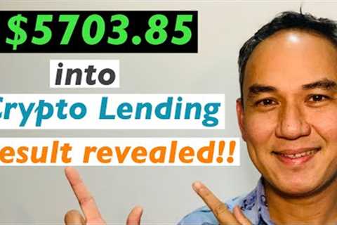 Invested $5703.85 into Crypto Lending, best Passive Income strategy with Crypto in 2023? must watch!