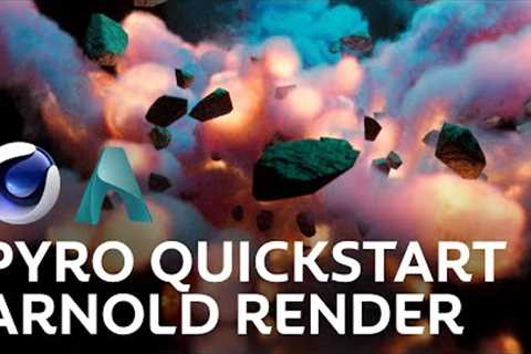 How to render Cinema 4D Pyro in Arnold Renderer! (Quickstart)