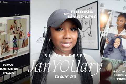 JanYOUary | Investing in my business: new business plan, photoshoot strategy + new tech goodies