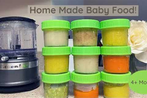 Homemade Baby Food 4 + Months *Pediatrician approved*
