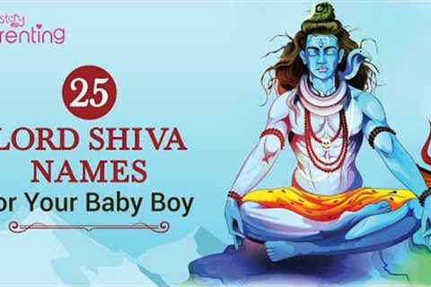 Lord Shiva Names for Baby Boys With Meanings