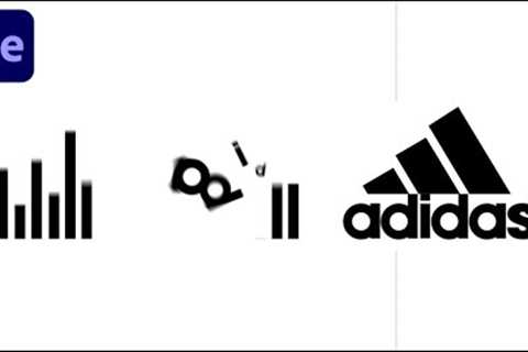 Adidas Logo Reveal In After Effects - After Effects Tutorial - No Plugins.