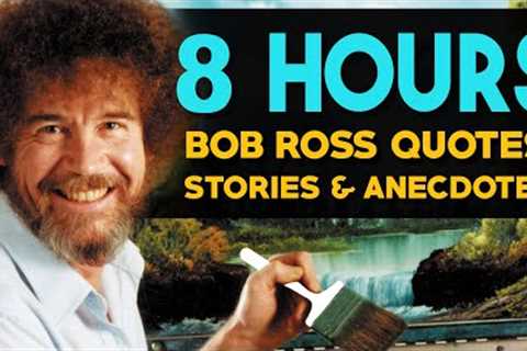Bob Ross Telling Stories For 8 Hours