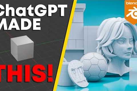 How To Use ChatGPT 4 With BLENDER! - (Blender AI ChatGPT Tutorial 2023)