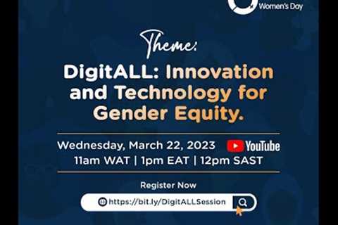 DigitALL: Innovation and Technology for Gender Equity.
