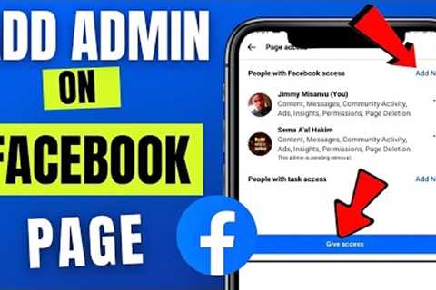 How To Add Admin on Facebook Page (2023) - STEP BY STEP