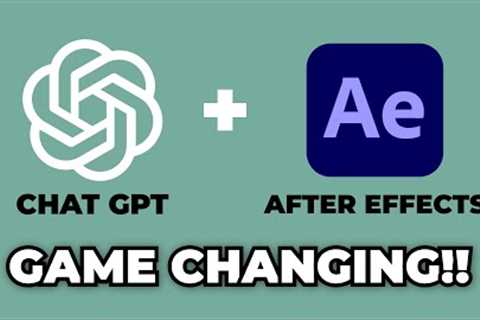 Using ChatGPT AI with After Effects is Game Changing!