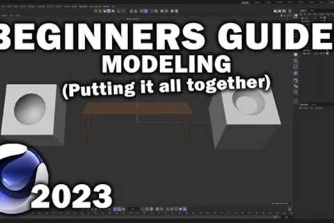 Cinema 4d 2023: Beginners Guide Pt 6 (Modeling)