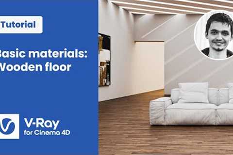 Create a basic wooden floor material with V-Ray for Cinema 4D