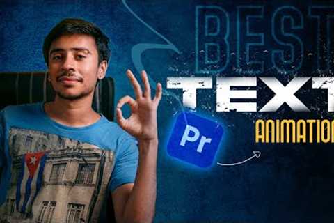 Best NEW Text/Title Animations in Premiere Pro | No Plugin in hindi