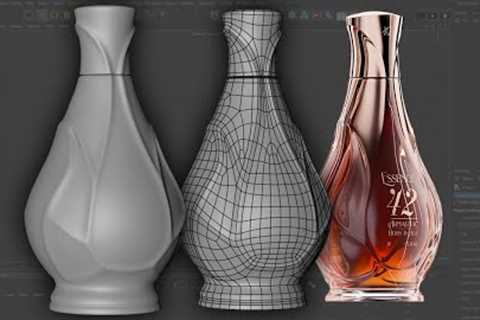 Complex Glass Bottle 3D Modeling | Cinema 4D Modeling Tutorial