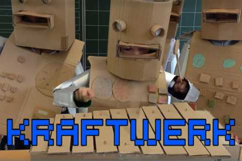 Kraftwerk’s “The Robots” Performed by German 1st Graders in Cute Cardboard Robot Costumes