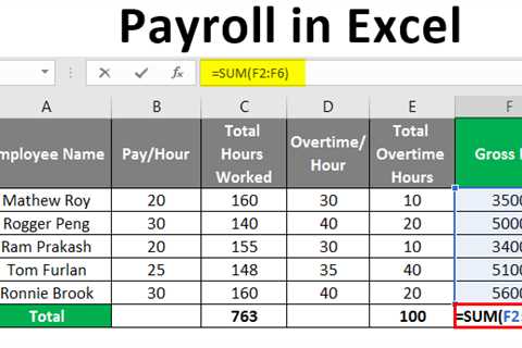 Payroll in Excel