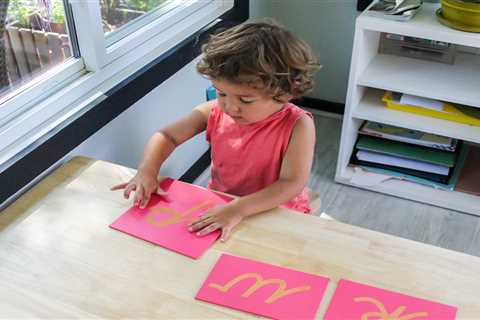 Montessori Sandpaper Letters