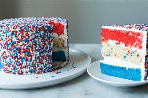 Celebrate Independence Day with July Fourth-fetti Cake