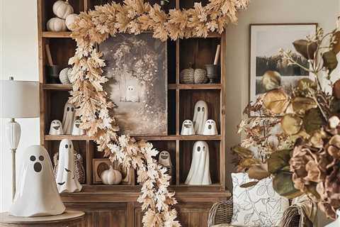 9 DIY Halloween Decor and Costume Ideas With Fall Leaves