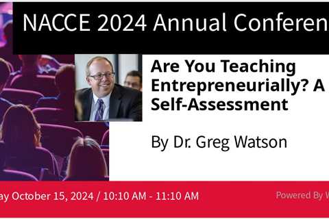 Dr Greg Watson Inspires Educators Nationwide with Visionary Entrepreneurship Workshop at NACCE..