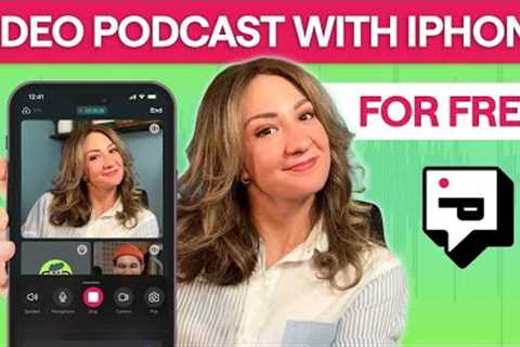 How to Record a Video Podcast Only Using Your iPhone! (for FREE)